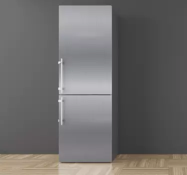 Vinyl Fridge Steel fridge sticker - TenStickers