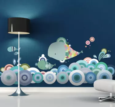 Sea Life Kids Sticker - TenStickers