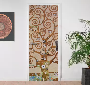 adesivo porta tree of life - TenStickers