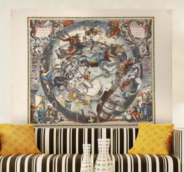 Ancient World Map Sticker - TenStickers