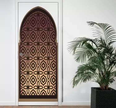 Arabic door sticker - TenStickers