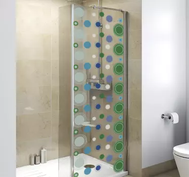 bathroom tile shower sticker - TenStickers