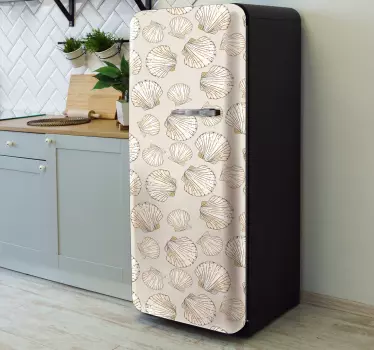 Big and Small Seashells fridge decals - TenStickers