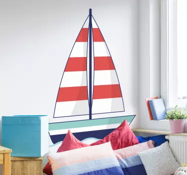 Boat headboard nautical sticker - TenStickers