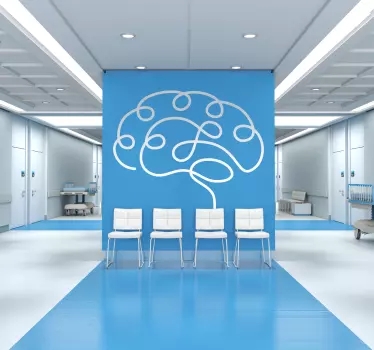 Brain health sticker - TenStickers