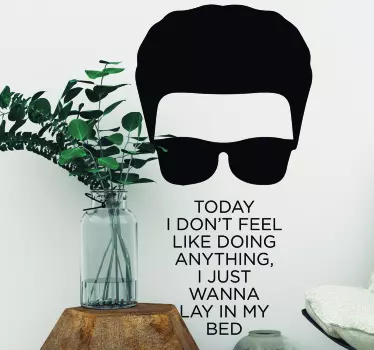 Bruno Mars Lyrics Sticker - TenStickers
