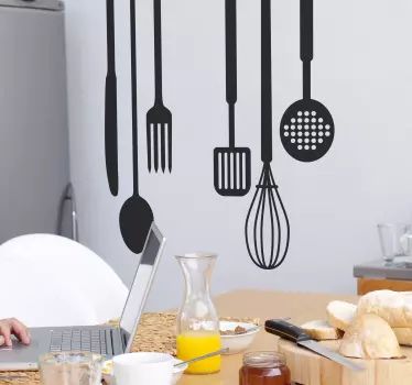 Cooking Tools Business Sticker - TenStickers