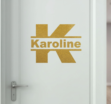 Custom sticker professional logo for door - TenStickers