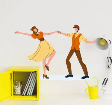Dancing passion laptop skin decal - TenStickers