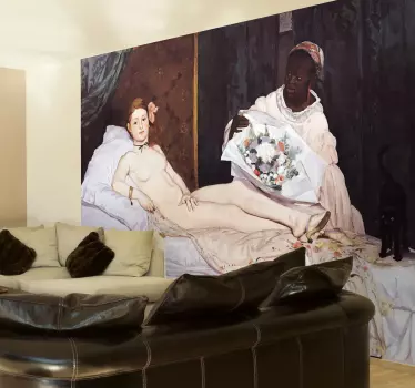 Decoration Vinyl Olimpia Manet - TenStickers