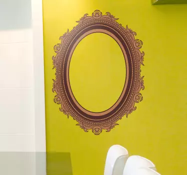 Detailed Frame Sticker - TenStickers