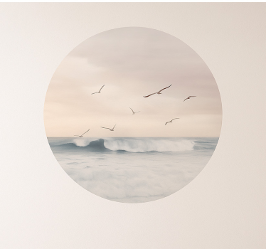 Dreamy ocean scene wall decal - TenStickers
