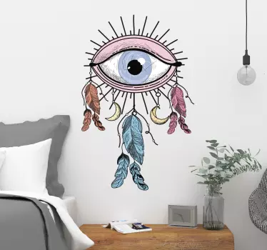 Eye dreamcatcher wall decor - TenStickers