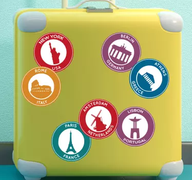 famous places decor - TenStickers