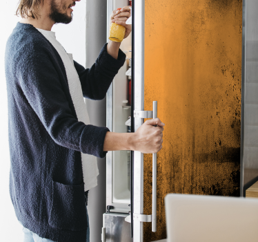Grunge texture fridge wrap - TenStickers