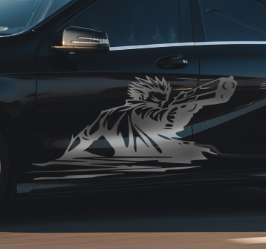 Gunman car  Car Decal - TenStickers
