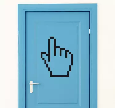 Hand Cursor Icon Decal - TenStickers