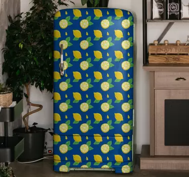 Hand draw lemons  fridge decals - TenStickers