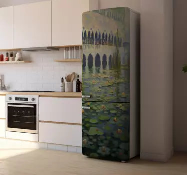 Impressionism art painture design fridge decal - TenStickers