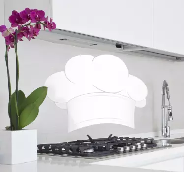 Kitchen Stickers Chef Hat - TenStickers