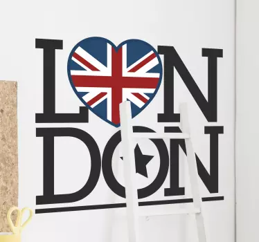 London heart london sticker - TenStickers