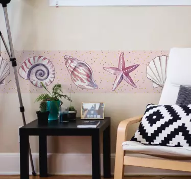 Sea Life BORDER border sticker - TenStickers