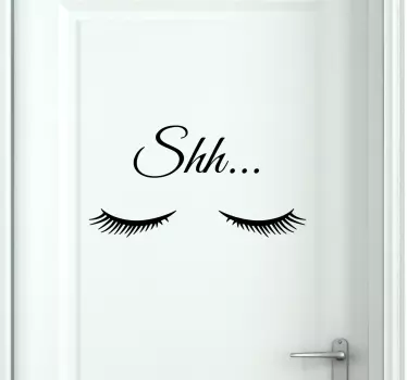Silent Eyes Sticker - TenStickers