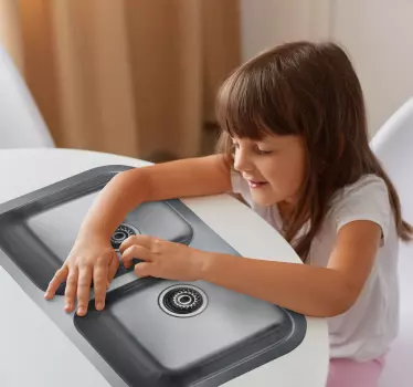 Sink Decal - TenStickers