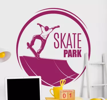 Skate Park wall decal - TenStickers