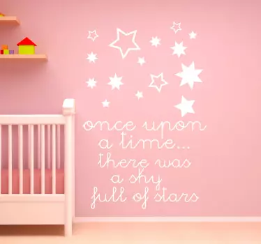 Sky Full of Stars Wall Sticker - TenStickers