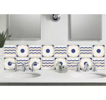 Spanish Tile Sticker decoration wall sticker - TenStickers