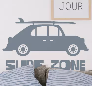 Surf Zone surf decal - TenStickers