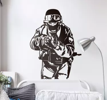 SWAT Team Wall Sticker - TenStickers