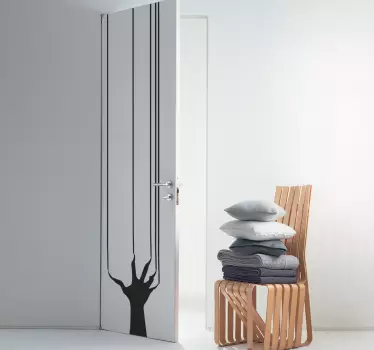 Scary hands festive wall sticker - TenStickers