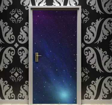 Universe glass door sticker - TenStickers