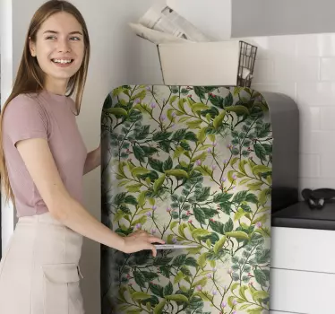Vegetation fridge wrap - TenStickers