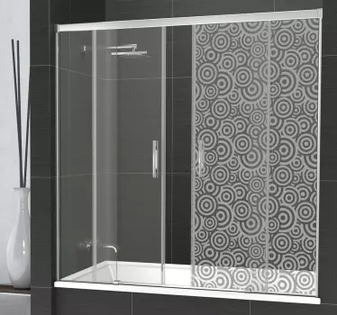 Wave Shower Decal - TenStickers