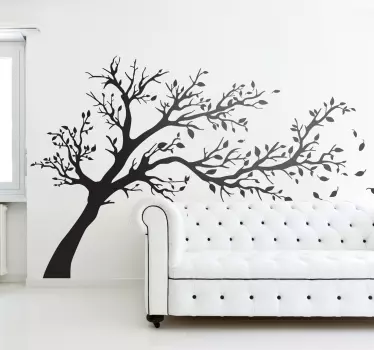 Wind Tree Wall Sticker - TenStickers