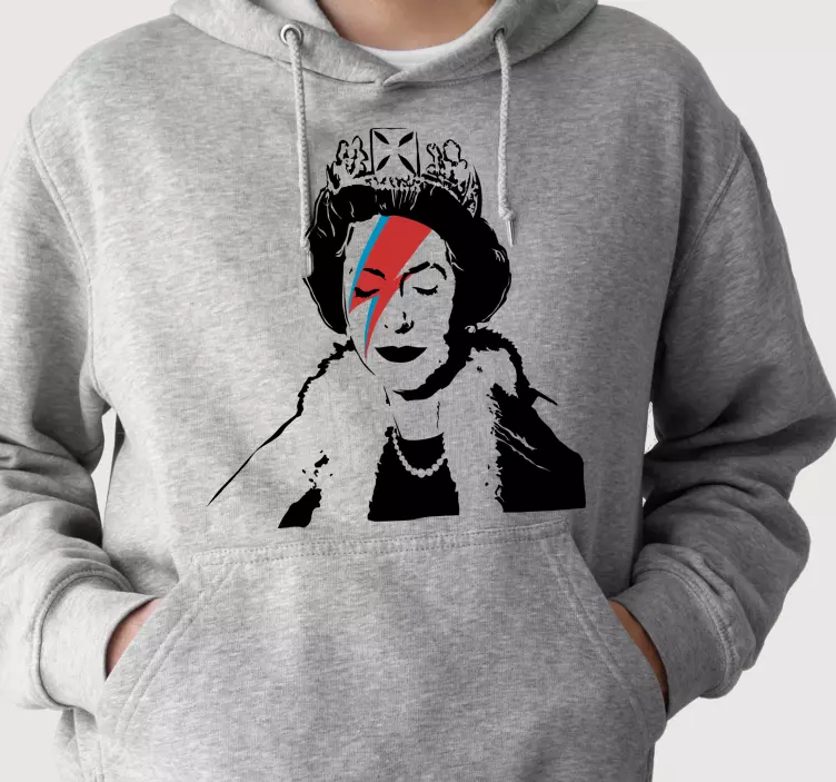 Famous Banksy queen t-shirt - TenStickers