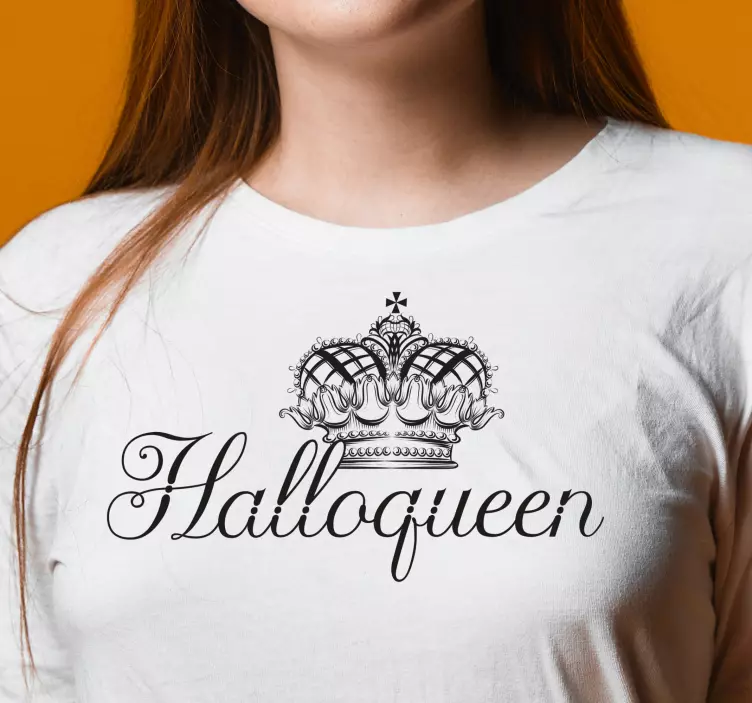Halloqueen Halloween shirt - TenStickers