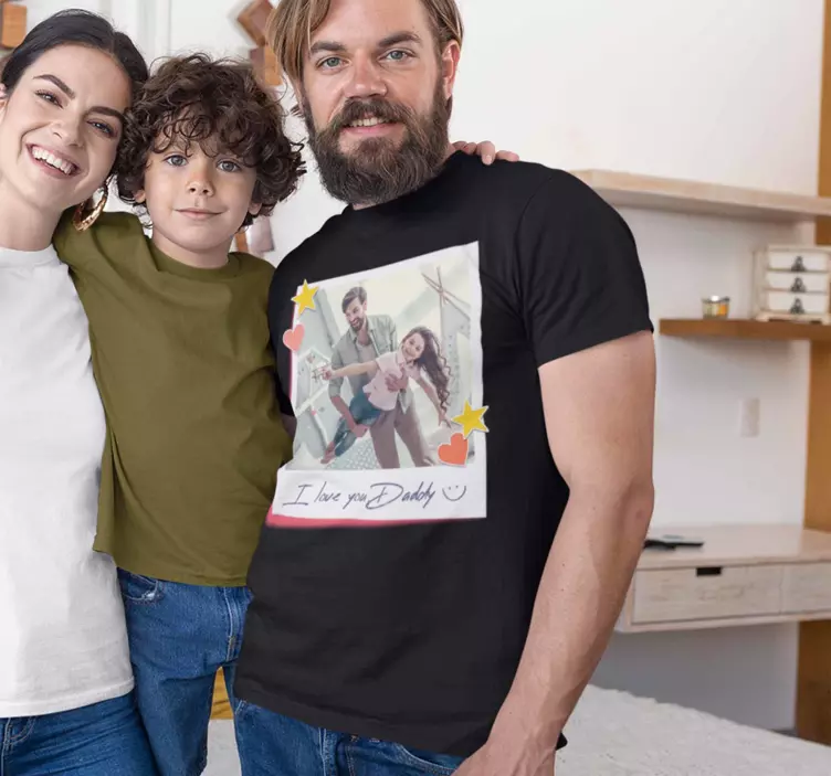 I love you daddy  Fathers day shirt - TenStickers