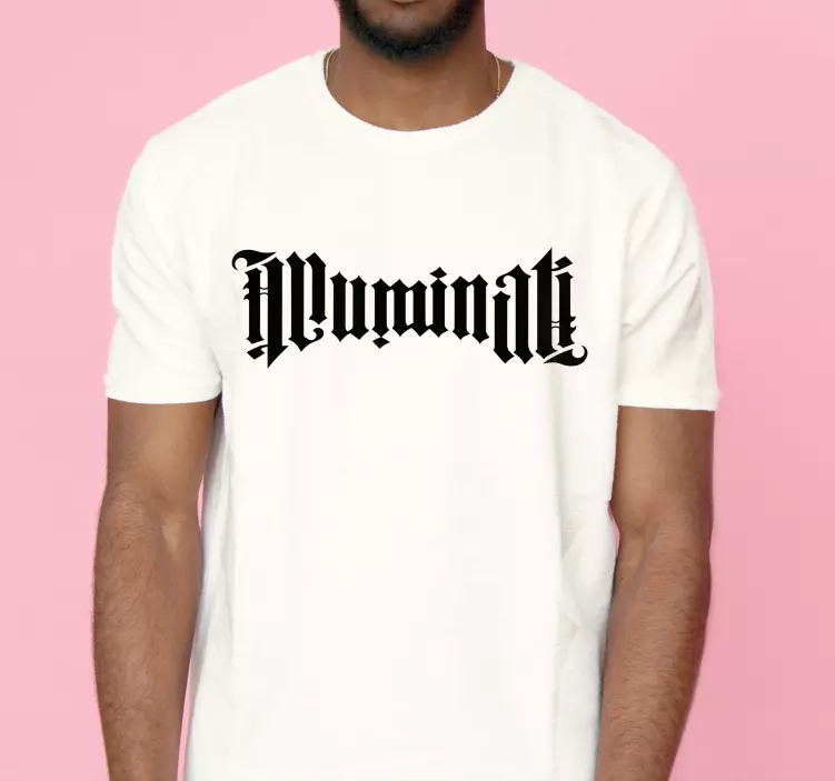 Illuminati ambigram custom t-shirt - TenStickers