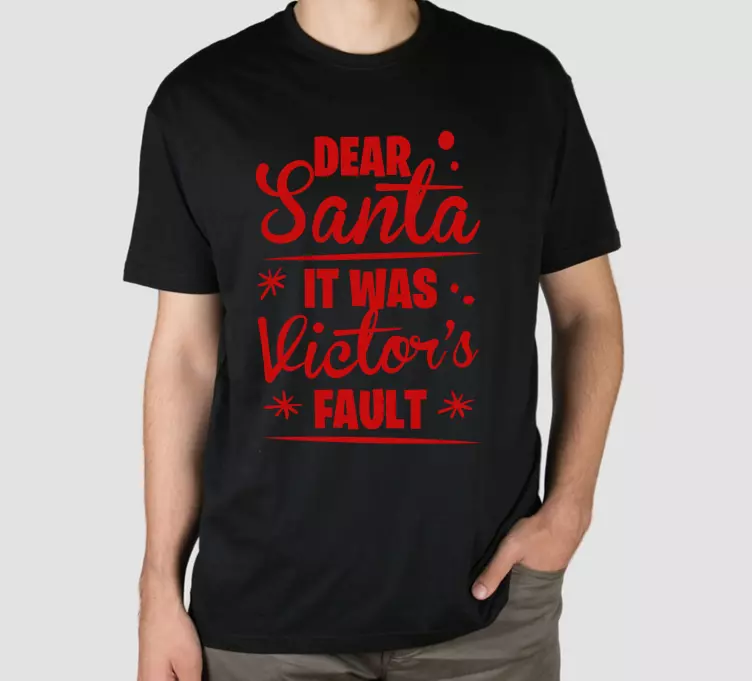 It was her/his fault  Christmas shirt - TenStickers