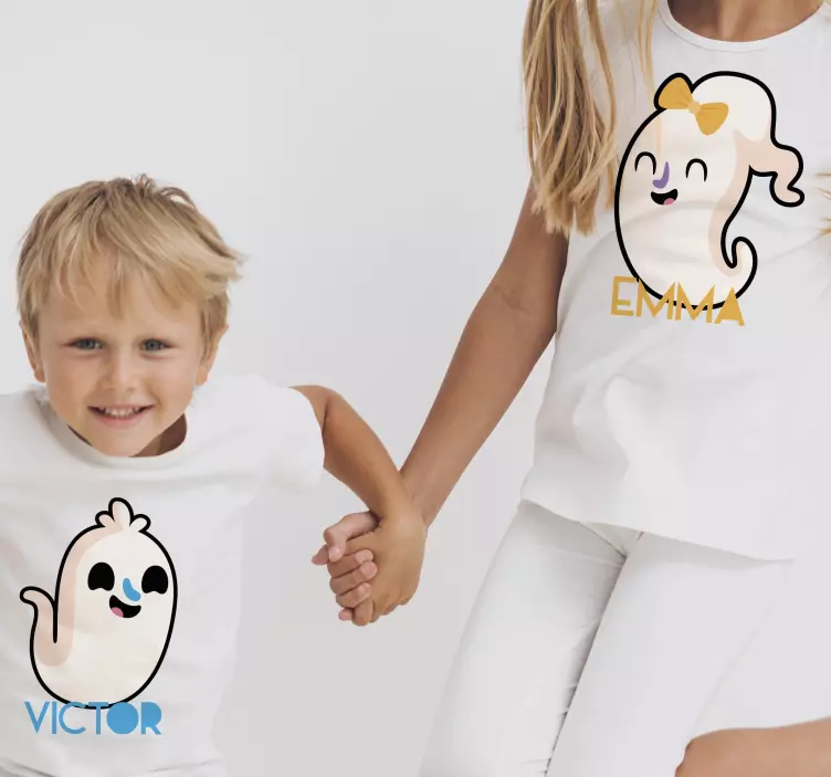 Little ghosts Halloween shirt - TenStickers