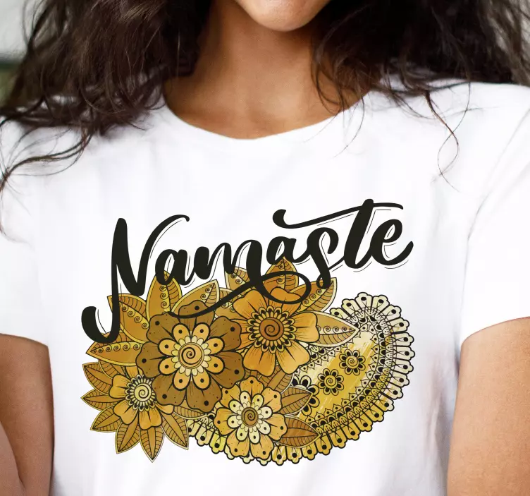 Paisley Indian style t-shirt - TenStickers