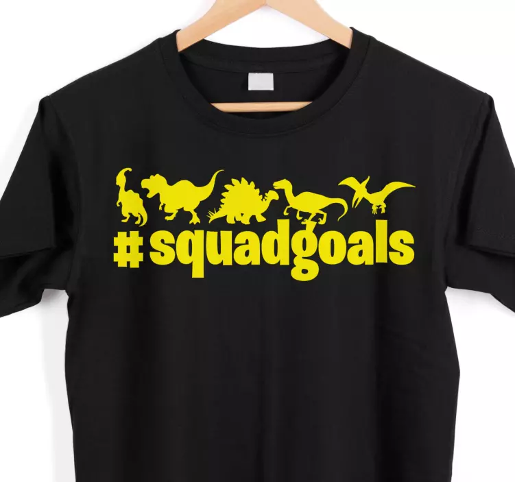 #squadgoals dino team Kids t-shirt - TenStickers