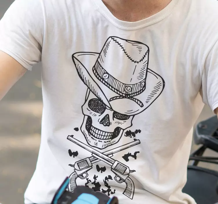 Western icons style t-shirt - TenStickers