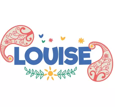 Kids t-shirt with vibrant name design - TenStickers