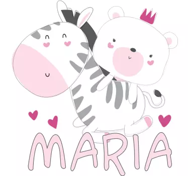 Kids t-shirt cute animal pals - TenStickers