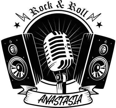 Rock music celebration t-shirt - TenStickers